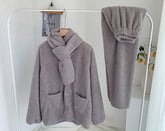 Casual Plush Nightgown Home Suit